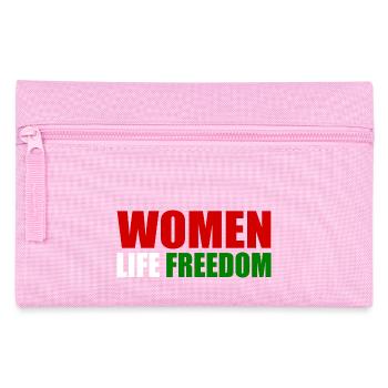 Women life freedom - Federtasche - Rosa - Vorne