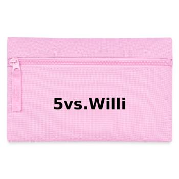 5vs.Willi | Bold Statement Print - Federtasche - Rosa - Vorne