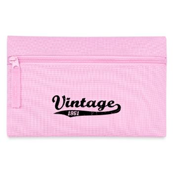 Vintage 1961 - Federtasche - Rosa - Vorne