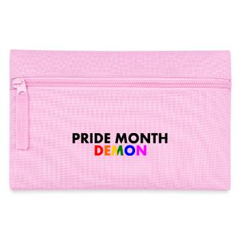 pride month demon - Federtasche - Rosa - Vorne