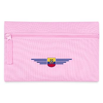 Ecuador Fans T-Shirt Design - Pencil Case - pink - Front