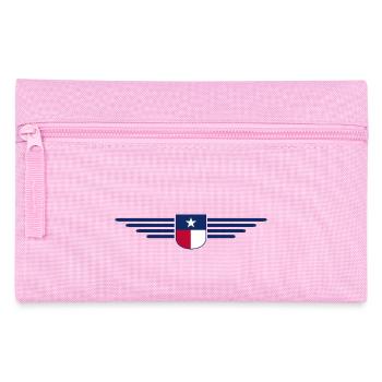 Texas Fan T-Shirt – Lone Star Style - Federtasche - Rosa - Vorne