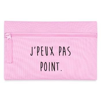 J'PEUX PAS POINT. - Trousse - rose - Devant
