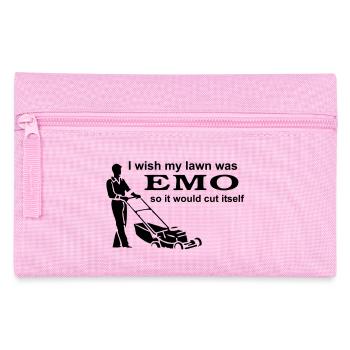 I Wish My Lawn Was Emo So It Would Cut Itself - Trousse - rose - Devant