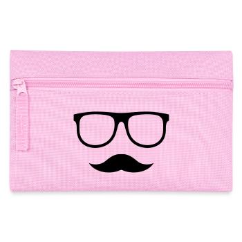 lunettes de Moustache - Trousse - rose - Devant