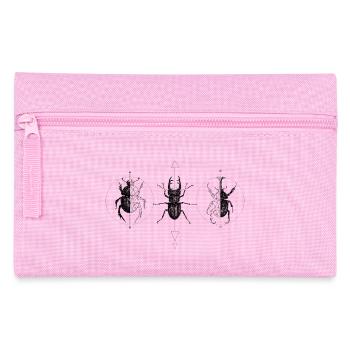 Insekten Geometrisch - Geometrie - Dreieck - Federtasche - Rosa - Vorne