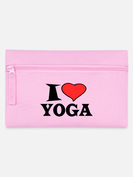 I love Yoga - I Love Yoga - Federtasche - Rosa