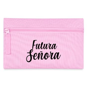 Futura Señora Engagement Bridal Shower Wedding - Pencil Case - pink - Front