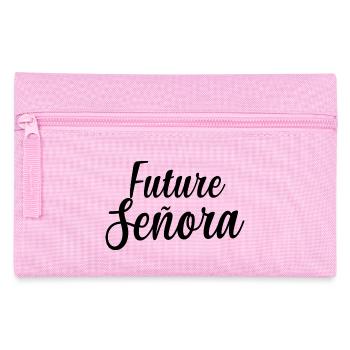 Future Señora Engagement Bridal Shower Wedding - Pencil Case - pink - Front