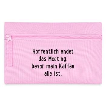 Meeting Kaffee - Federtasche - Rosa - Vorne