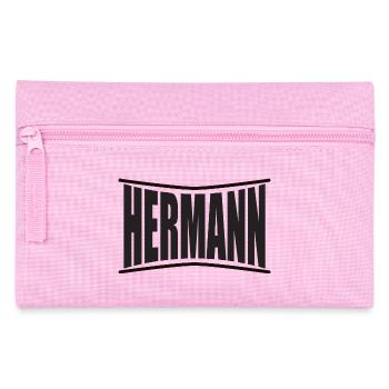 Name T-Shirt Hermann T-Shirt Geschenkidee - Federtasche - Rosa - Vorne