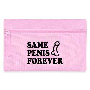 Same penis forever - Federtasche - Rosa - Vorne