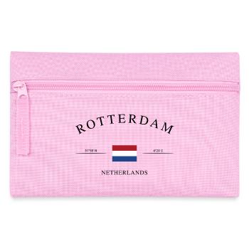 Rotterdam Niederlande – Urlaub Souvenir & Geschenk - Federtasche - Rosa - Vorne
