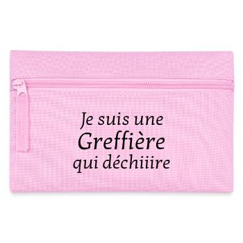 Clerk Greffier Greffe Urkundsbeamte Justice Law - Pencil Case - pink - Front