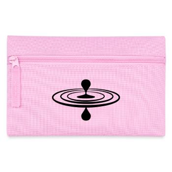 Drop water mindfulness logo - Pencil Case - pink - Front
