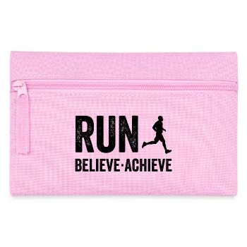 Marathon - Run. Believe. Achieve. - Pencil Case - pink - Front