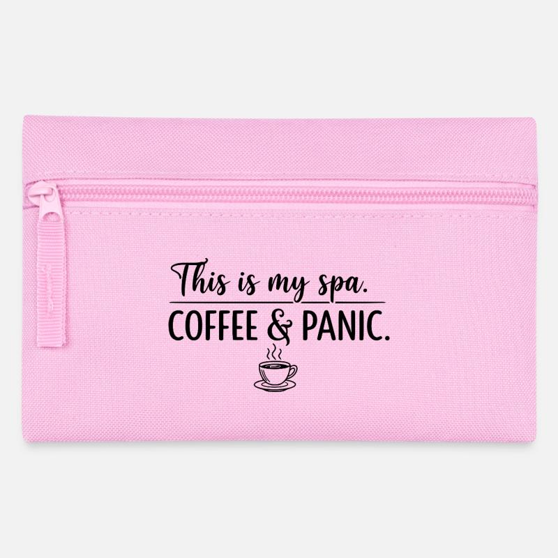 Coffee & Panic Spa - Pencil Case - pink