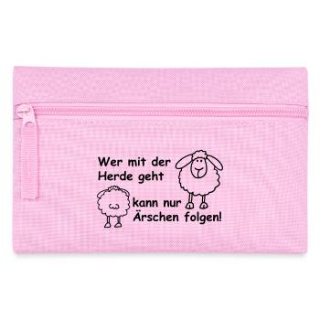 Who with the herd ... - Pencil Case - pink - Front