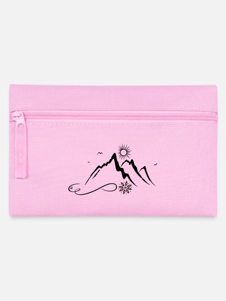 Berg, Wandern, Bergsteigen, hiking, mountain - Federtasche - Rosa