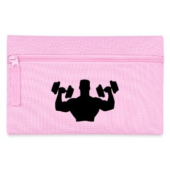 Muscle Man Training - Pencil Case - pink - Front