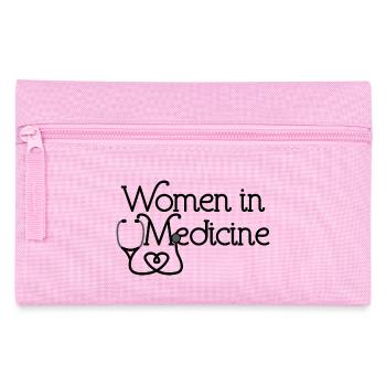 Women In Medicine, Physician, Health Professional - Pencil Case - pink - Front