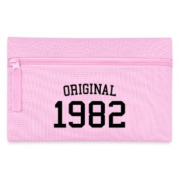 Original 1982 - 40 Jahre alt - Geschenk zum 40. Geburtstag - Federtasche - Rosa - Vorne