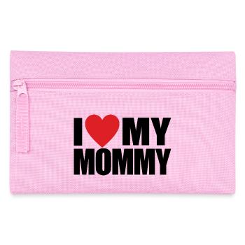 I Love My Mommy Mother's Day or Valentine's Day - Pencil Case - pink - Front