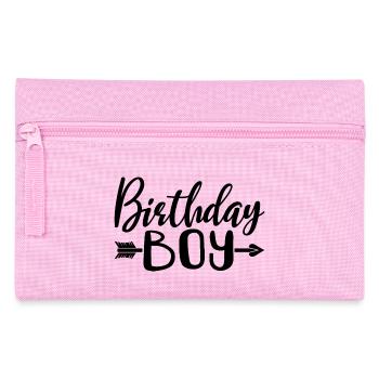 Birthday Boy - Geburtstagsparty Geschenk für Kinder Jungen - Federtasche - Rosa - Vorne
