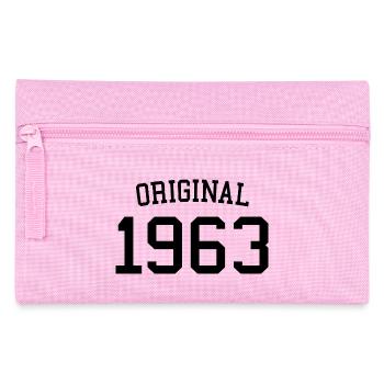 Original 1963, 60 Jahre alt, Geschenk zum 60. Geburtstag - Federtasche - Rosa - Vorne