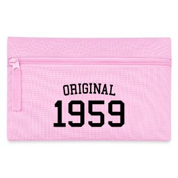 Original 1959 65. Geburtstag Männer Frauen 65 Jahre alt - Federtasche - Rosa - Vorne