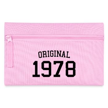 Original 1978 - 44 Jahre alt, Geschenk zum 44. Geburtstag - Federtasche - Rosa - Vorne