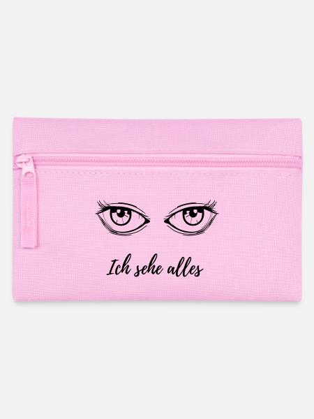 Ich sehe alles - Federtasche - Rosa
