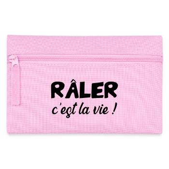 Complaining is life! Humor Funny Joke - Pencil Case - pink - Front
