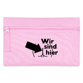 Nous sommes ici - Trousse - rose - Devant