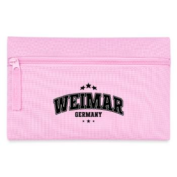 Weimar Varsity Schriftzug Souvenier - Federtasche - Rosa - Vorne
