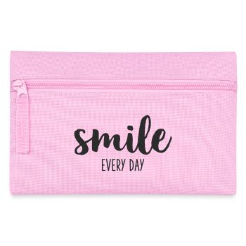 smile every day - Pencil Case - pink - Front