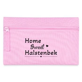Home Sweet Halstenbek - Federtasche - Rosa - Vorne