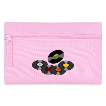 records - Pencil Case - pink - Front