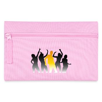 Tanzende Menschen auf einer Party - Federtasche - Rosa - Vorne