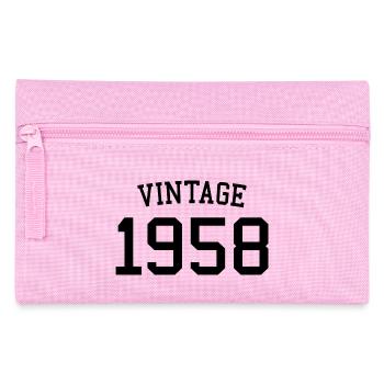 Vintage 1958 - 64 ans, cadeau de 64e anniversaire - Trousse - rose - Devant