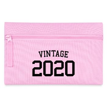 Millésime 2020 - 3 ans, 3ème anniversaire enfants - Trousse - rose - Devant