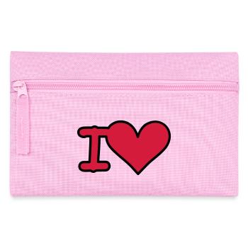 i love - Federtasche - Rosa - Vorne