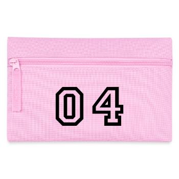Nummer - 04 - Null vier - Federtasche - Rosa - Vorne