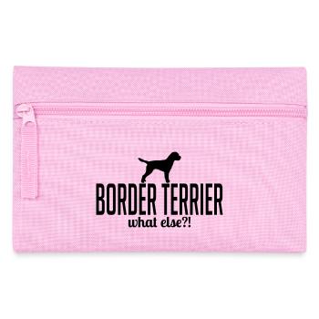 BORDER TERRIER whatelse - Trousse - rose - Devant
