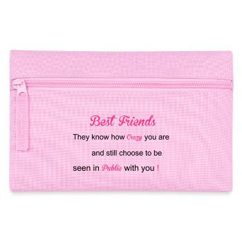Best Friends - Federtasche - Rosa - Vorne