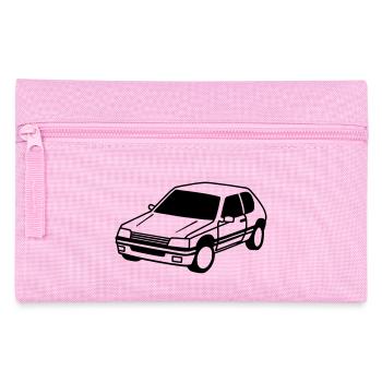 voiture française retro vintage 205 - Trousse - rose - Devant