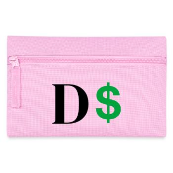Dollar-Buchstabe - Federtasche - Rosa - Vorne