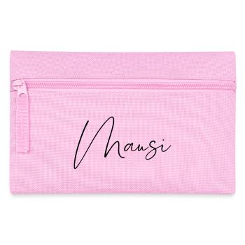 mausi / handschrift design - Federtasche - Rosa - Vorne