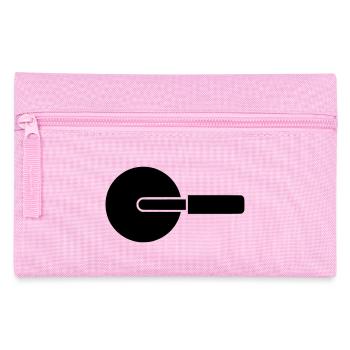 Couteau à roue coupe-pizza - Trousse - rose - Devant