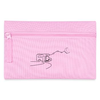 wohnmobil sterne mond - Federtasche - Rosa - Vorne